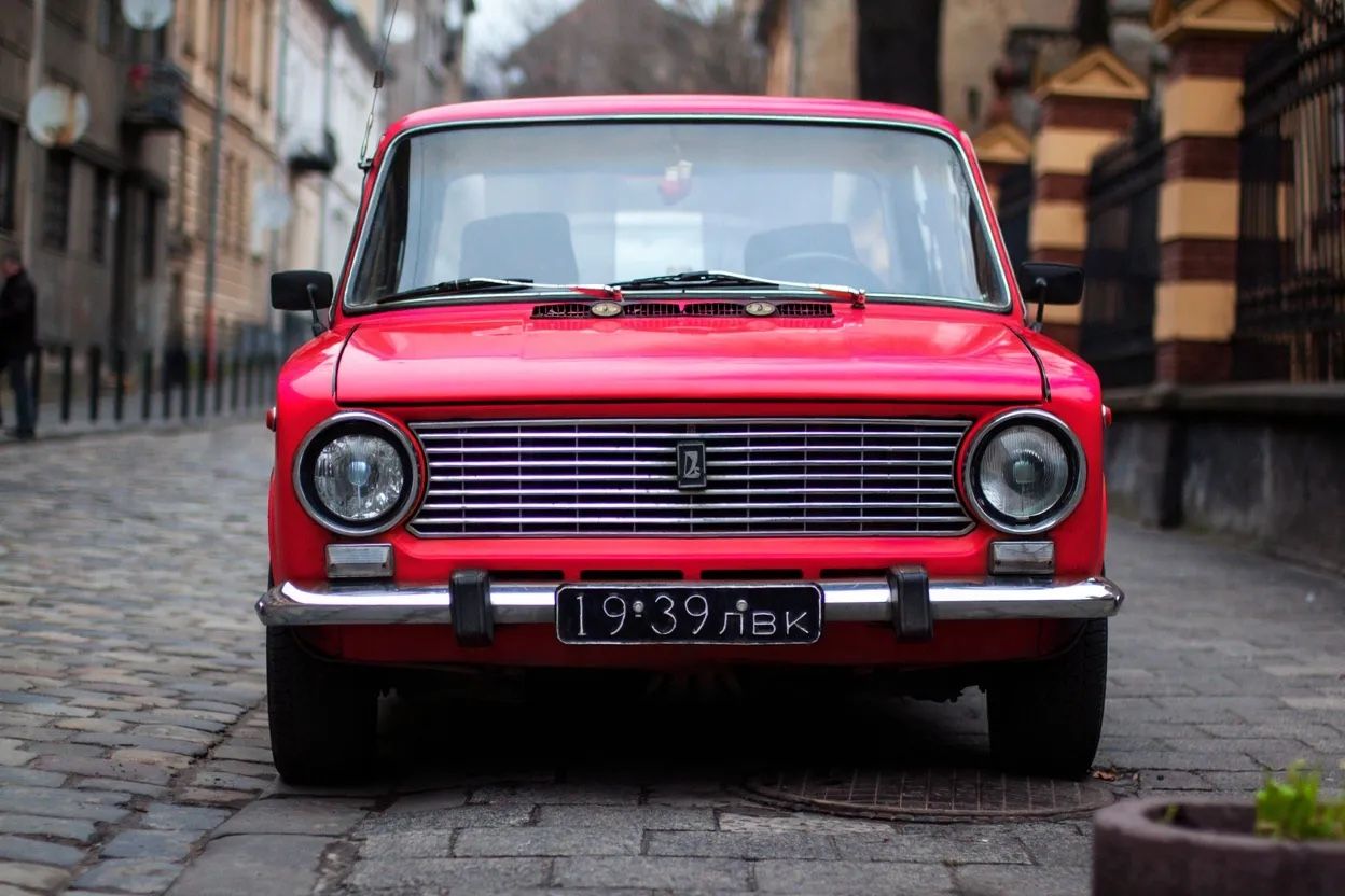 Flux Kontext output example - red car